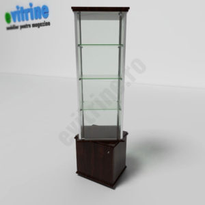 vitrina rotativa, vitrine turn din aluminiu clasic, vitrine pentru magazin, vitrine din sticla, vitrine din sticla pentru magazin, vitrine bijuterii, vitrine muzeu, mobilier bijuterii, mobilier muzeu, vitrine la comanda