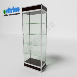 vitrine din sticla, vitrine turn din aluminiu modern, vitrine pentru magazin, vitrine din sticla, vitrine din sticla pentru magazin, vitrine bijuterii, vitrine muzeu, mobilier bijuterii, mobilier muzeu, vitrine la comanda