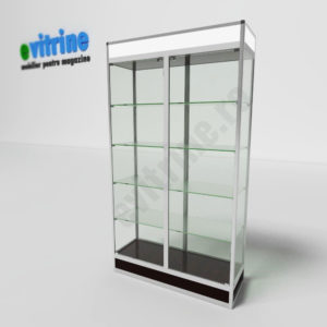 vitrine sticla pentru magazin, vitrine turn din aluminiu modern, vitrine pentru magazin, vitrine din sticla, vitrine din sticla pentru magazin, vitrine bijuterii, vitrine muzeu, mobilier bijuterii, mobilier muzeu, vitrine la comanda