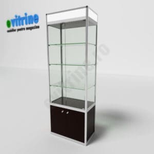 vitrine din sticla pentru expozitii, vitrine turn din aluminiu modern, vitrine pentru magazin, vitrine din sticla, vitrine din sticla pentru magazin, vitrine bijuterii, vitrine muzeu, mobilier bijuterii, mobilier muzeu, vitrine la comanda