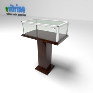 Vitrina expozitionala  piedestal