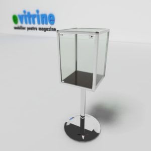Vitrina expozitionala piedestal