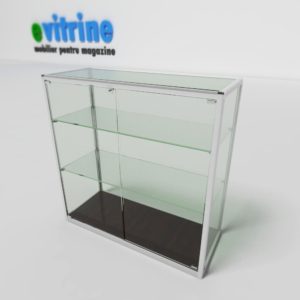 Vitrina expunere din sticla